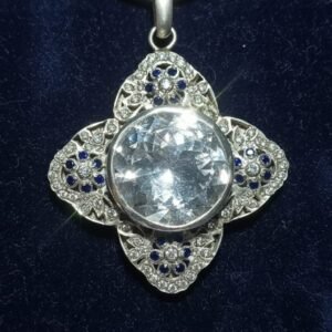 Unisex Elegant Polki Pendant With CZ