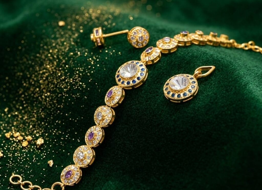 Bracelet, Pendant & Studs
