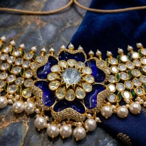 Floral Choker With Enamel