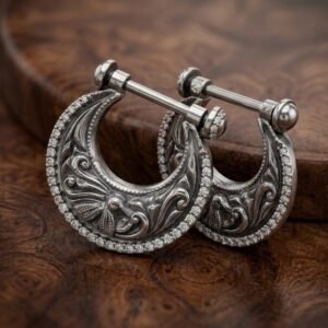 Crescent-Shaped Earrings