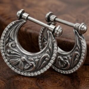 Crescent-Shaped Earrings